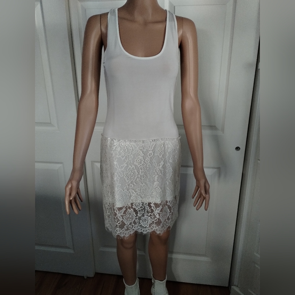 Marlene Birger Lace Racer Back Dress